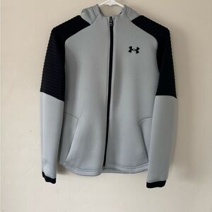 Under Armour Kid’s Black and Gray Performance Jacket